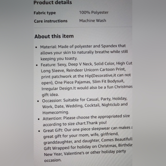 NWT WOMENS ONE PIECE ONSIE ROMPER JUMPSUIT PAJAMA CHRISTMAS CLUBWEAR PAR… - Picture 5 of 13